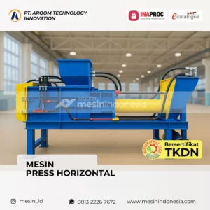 mesin press horizontal