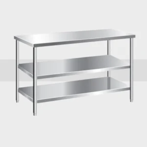 Working Table with Double Undershelf